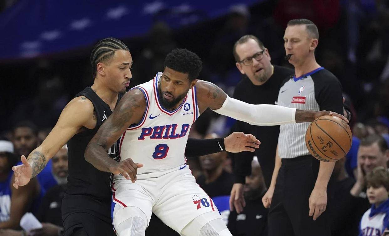 尼克斯碾压篮网，恩比德统治全场